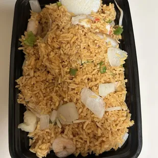 Seafood fried rice