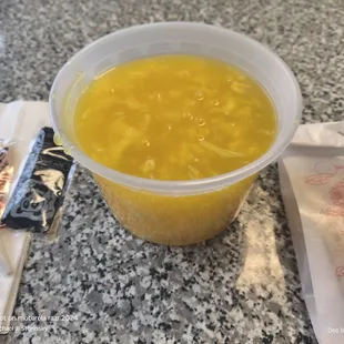 Egg Drop Soup. HOT &amp; SAVORY!