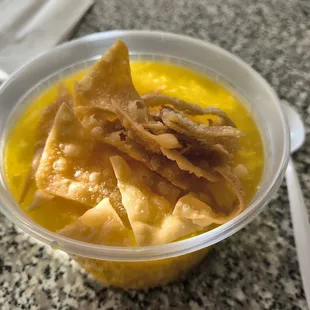 Small Egg Drop Soup. SAVORY!