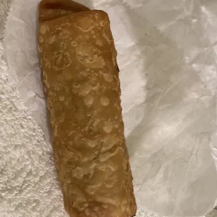 Egg Roll- huge, crispy insides nicely heated