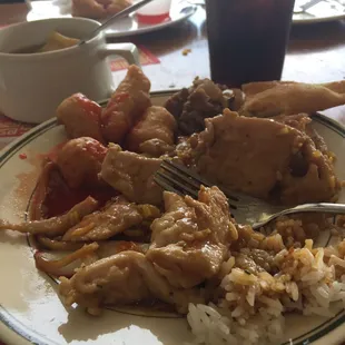 From the buffet.