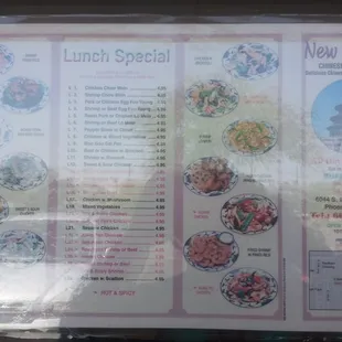 Outdoor menu catalog