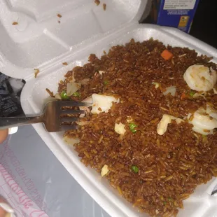 Doesn't look like the shrimps it's done