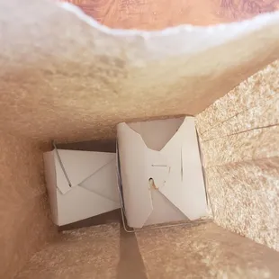 My small to go order... broccoli with garlic sauce