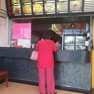 Only one customer in front of me