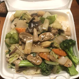 Vegetable Deluxe w/Steamed Rice