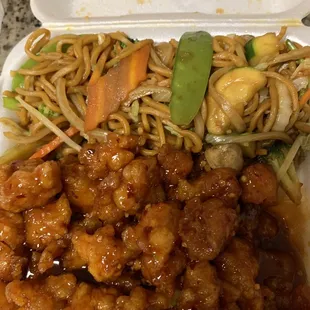 General Tso and Lo Mein