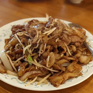 Stir fry beef noodles