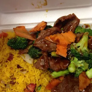 combo beef broccoli! Yumm!!