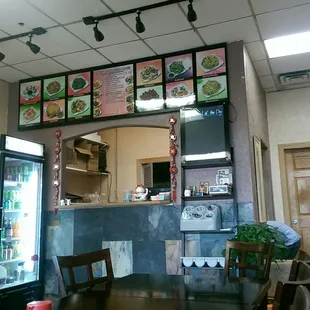 the inside of the restaurant