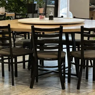 Nice large tables for larger groups