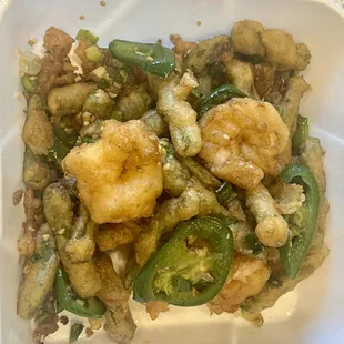 Salt and Pepper Asparagus Shrimp