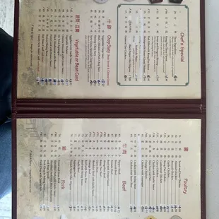 More food menu items