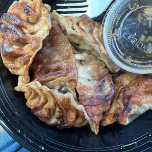 Dumplings. They were burnt