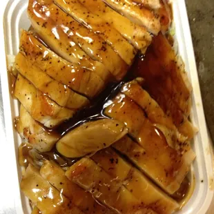 Bourbon chicken. So good!