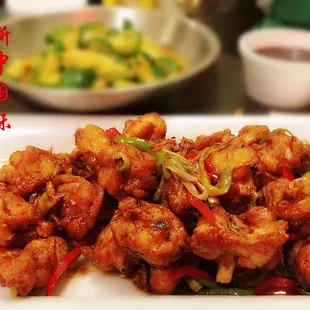 chicken wings and fried chicken, food