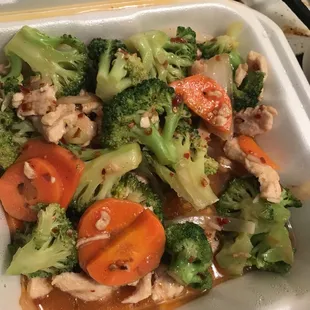 Large Spicy Chicken &amp; Broccoli