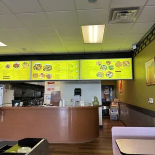 the inside of the restaurant