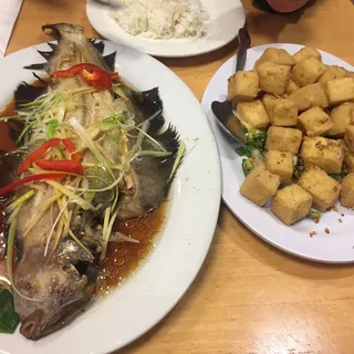 Steamed Sole Fish