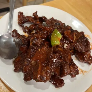 Mandarin Sauce Pork Chops