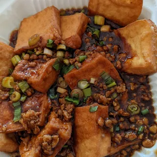 Mixed Pork with Crispy Tofu