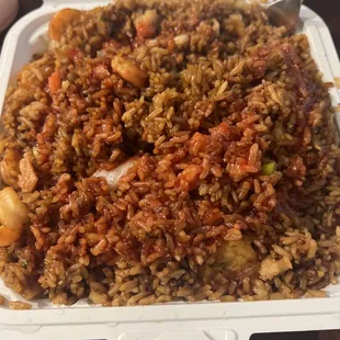 Shrimp fried rice