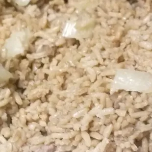 not fried rice.  Not even a little.