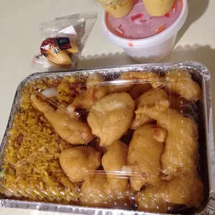 Sweet n Sower Chicken.....
