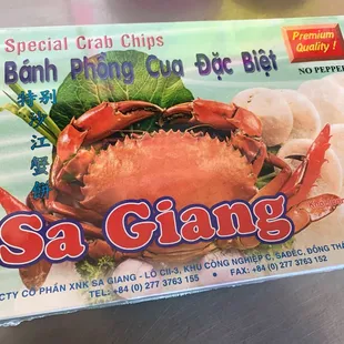 Crab chips