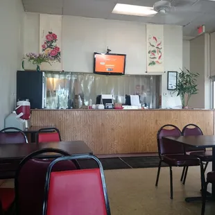 Ordering counter.