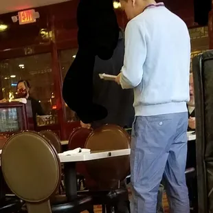 This guy right here was a total douche.   Not someone you would really want working your front door.