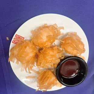 Deep fried shrimp balls