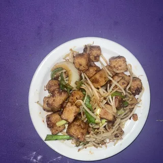 Stir-Fried Turnip Cakes with X.0 Sauce