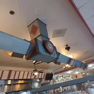Original AC exposed giving this place that official historical diner look