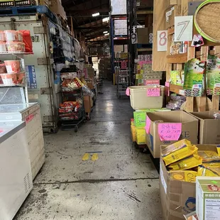 Inside New Comback International, San Leandro, CA.