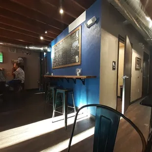 the interior of the restaurant