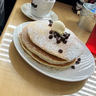 Chocolate chip pancakes