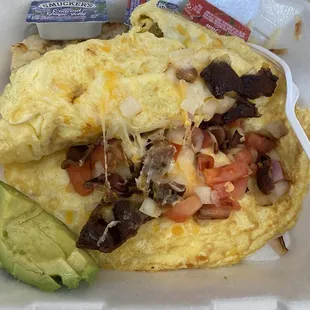 New Day Omelette...looks sad