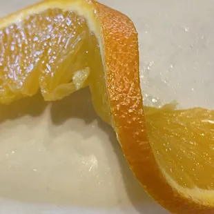 an orange peel