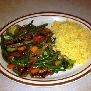 Beef teriyaki stirfry