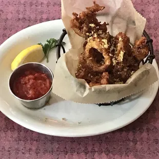 King Trumpet Mushroom Calamari