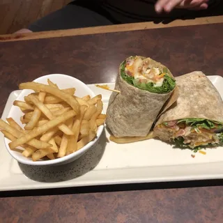 Crispy Chicken BLT Wrap