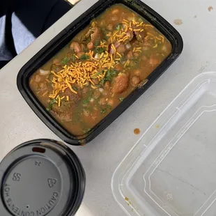 Samosa Chole Papdi Chaat