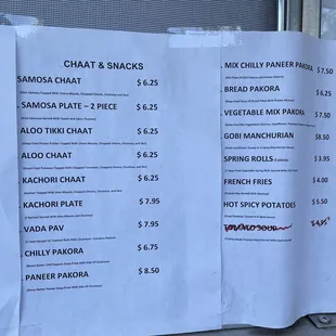 Menu part 3