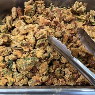 a bowl of fried vegetables