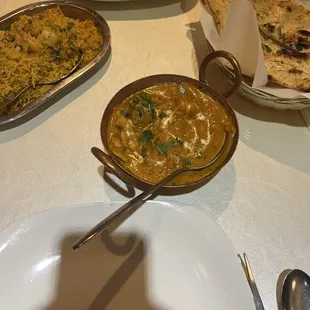 a table of food