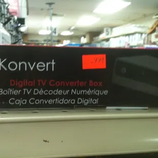 Digital tv converter boxes and DVD players