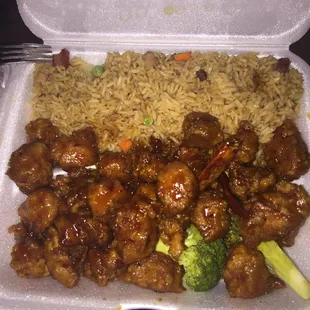General Chicken w/ Fried Rice