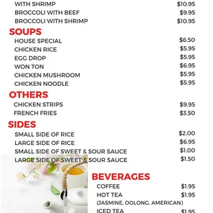 New Menu!!