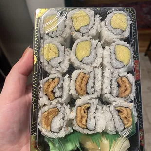 Tamago (Egg Cake)Tofu Skin Roll